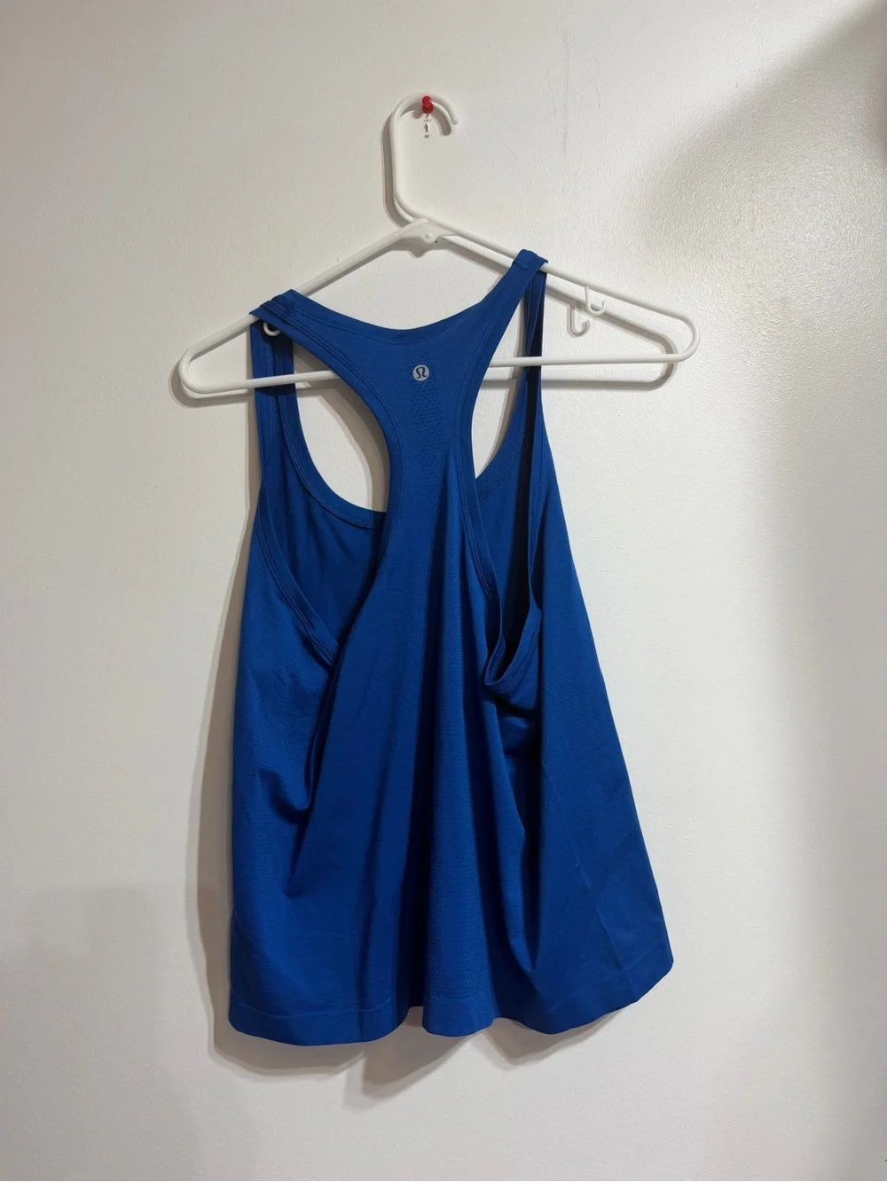 Lululemon Sculpt Tank Top Blue Racerback Mesh Back Athletic Workout Size 10 - Picture 4 of 4